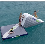 inflatable water jump slide