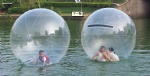 transparent water ball