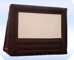 Inflatable movie screen