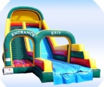 Inflatable slide