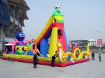 Inflatable amusement climbing castle
