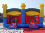 Inflatable bouncing castle