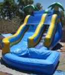 Inflatable water slide