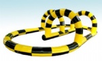 Inflatable racing track
