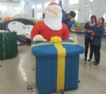 Inflatable santa claus