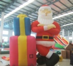 Inflatable santa claus
