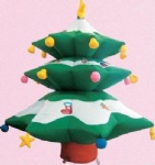 Inflatable christmas tree