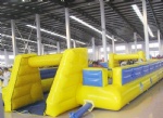 Inflatable football court