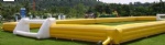 Inflatable football court