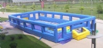 Inflatable football court