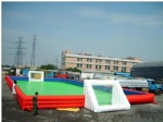 Inflatable football pitch