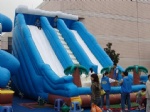 Inflatable slide