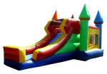 Inflatable combo castle