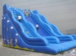 Inflatable slide