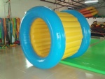 Inflatable water roller