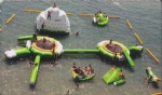 inflatable aquatic park
