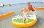 inflatable water plate