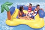 beach fun inflatable island