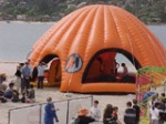 inflatable tent