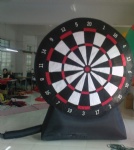 Inflatable dart board