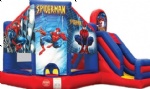 inflatable spider man bouncer